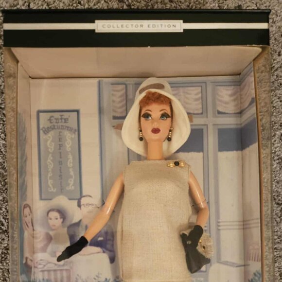 I Love Lucy Gets a Paris Gown Mattel Barbie Doll - Picture 1 of 2